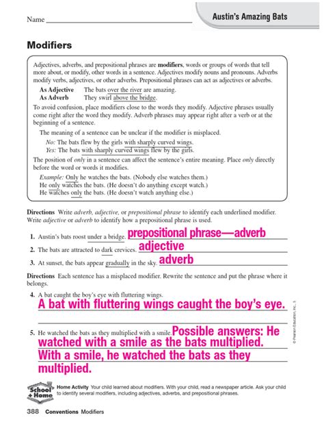 Modifiers RWN Page 388 AK | PDF | Adverb | Adjective