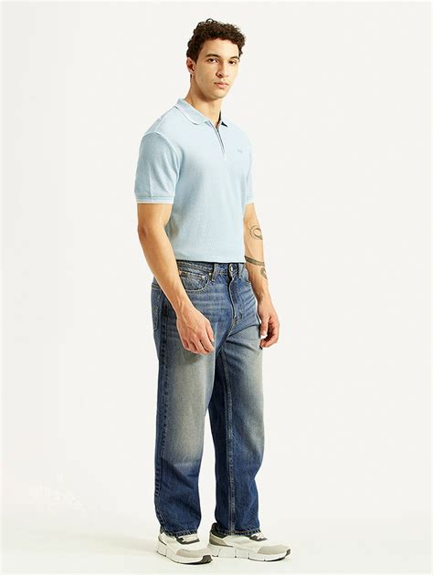 Men's 568 Blue Baggy Fit Mid Rise Jeans – Levis India Store