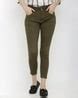Buy Olive Green Jeans & Jeggings for Women by KRAUS Online | Ajio.com