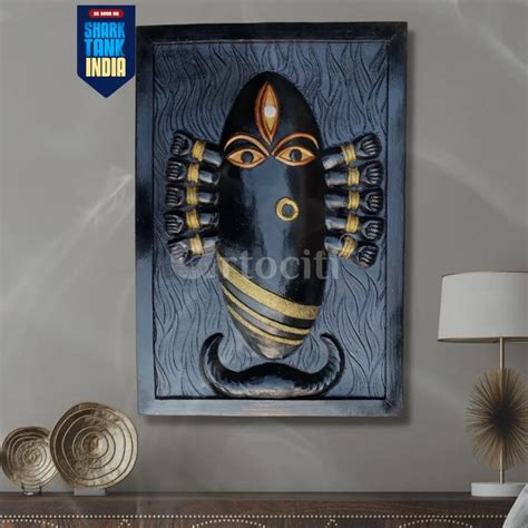 Buy Devi Linga Bhairavi 3D relief mural wall art - Artociti