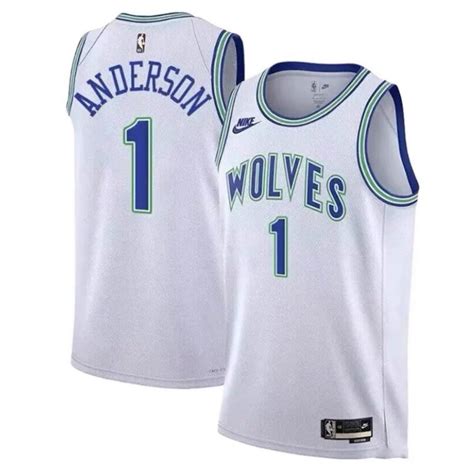 24 男士全新原裝森林狼 #3 Jaden McDaniels Jersey 經典版白色 | 蝦皮購物