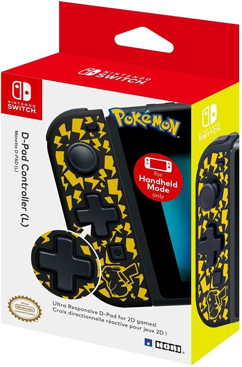 HORI Nintendo Switch D-Pad Controller (L) (Pikachu) - Nintendo Switch ...