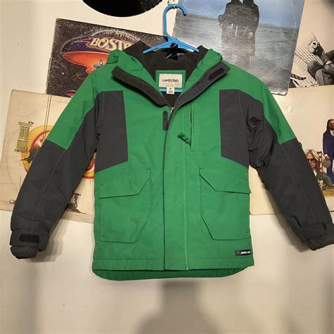 LANDS' END KIDS SQUALL PARKA M(5-6 little... - Depop