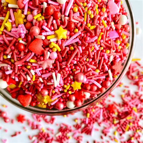 Hot Valentines Sprinkles – Sugar Shine India
