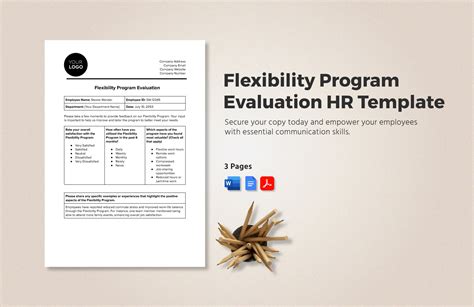 Flexibility Program Evaluation HR Template in Word, PDF, Google Docs ...
