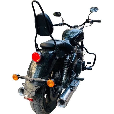 Sissy Bar Backrest for Super Meteor 650, Shotgun 650, Classic 650, Har ...