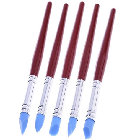 KOTVTM 5pcs Polymer Clay Rubber Tools Set Color Shaping Modeling ...