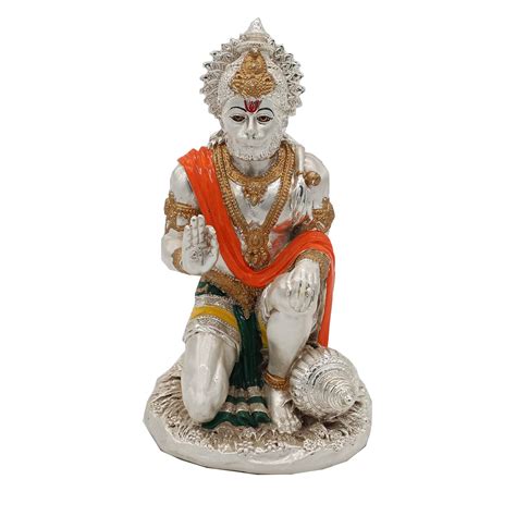 Buy Hanuman ji Statue Sitting/ Bajrangbali/ Murti Gift Article ...