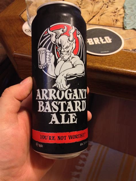 Arrogant Bastard Ale - Stone Brewing - HoppiThek GbR Biertasting Bitburg