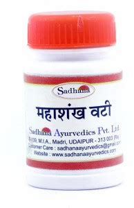 Sadhana Ayurvedics Mahashankh Vati-10 Grams (Set of 3) Price in India ...