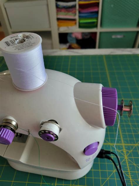 Image result for How to Thread Mini Sewing Machine