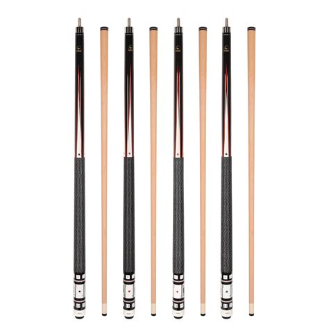 57 Inch Professional Billiard Cues 4-pack HomeSeason 4-Pack Pool Cues ...