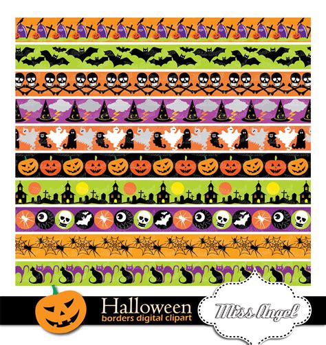 Free printable halloween borders, Download Free printable halloween ...