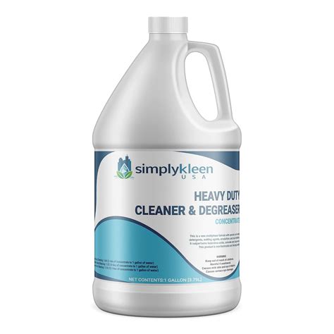 Simply Kleen Heavy Duty Cleaner and Degreaser, Industrial Strength ...