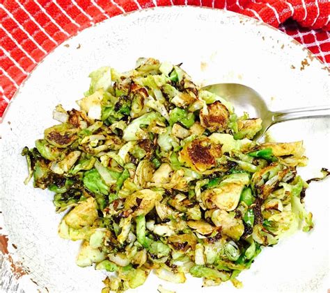 Shredded Sautéed Brussels Sprouts