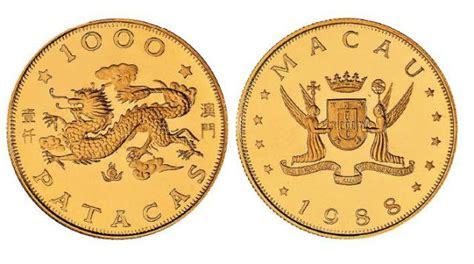 1988年澳门龙年1000澳门元生肖纪念金币拍卖成交价格及图片- 芝麻开门收藏网