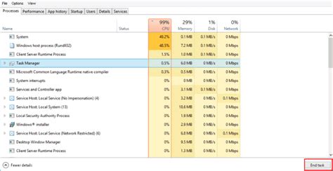 Image result for Task Manager High CPU Usage