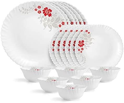 Cello Opalware Dazzle Series Cherry Blossom Dinner Set, 18 Units | Opal ...