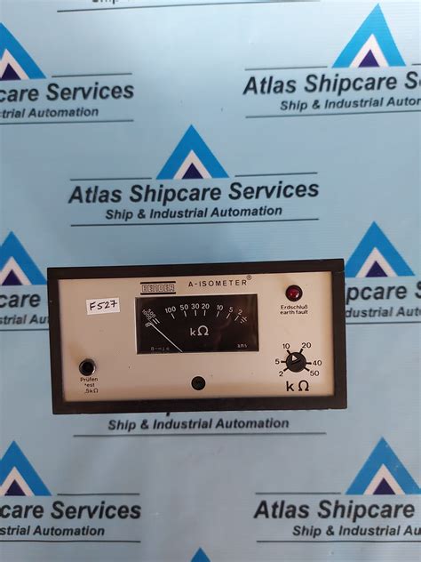 BENDER E 307 INSULATION MONITOR – Atlas Shipcare Services