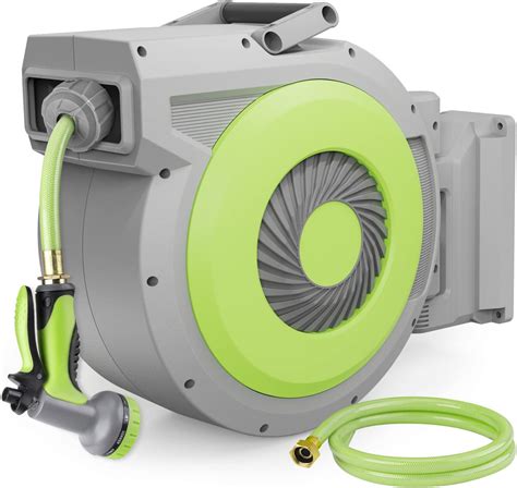 Amazon.com: Flexzilla Pro Retractable Water Hose Reel, 1/2" x 70 ...