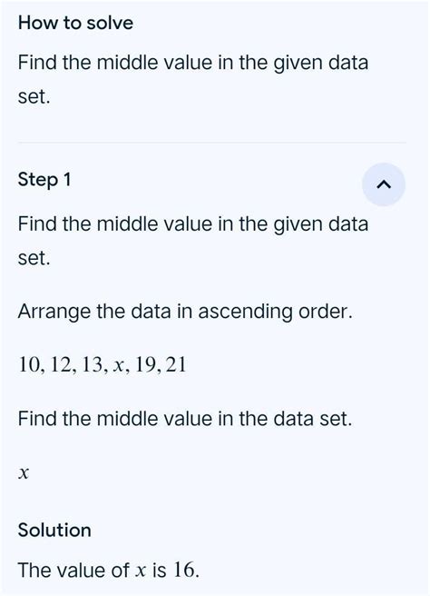 The median of the following observations, arranged in ascending order ...