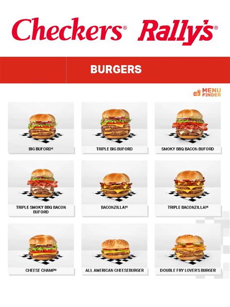 Checkers and Rallys Menu with Prices, Pictures and Reviews