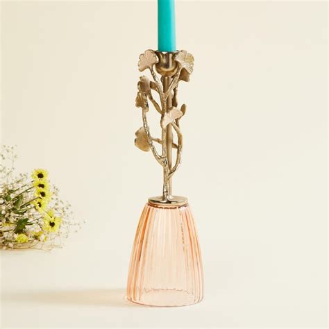 Buy Splendid Modern Luxe Metal Candle Holder from Home Centre at just ...