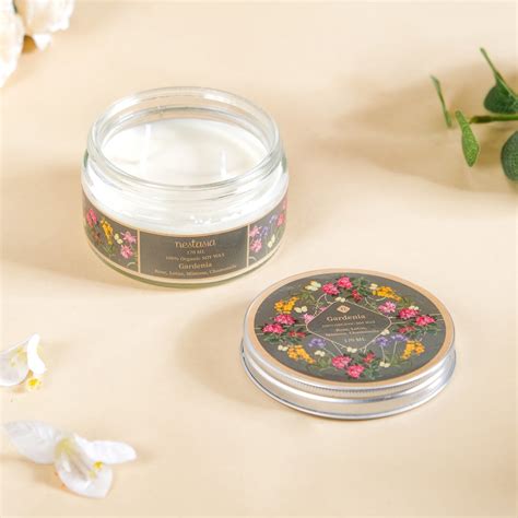 Gardenia Scented Two Wick Candle Glass Jar 170ml Online - Premium ...