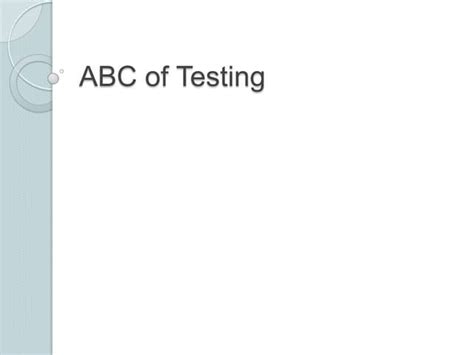 Image result for ABC for Java and Testing
