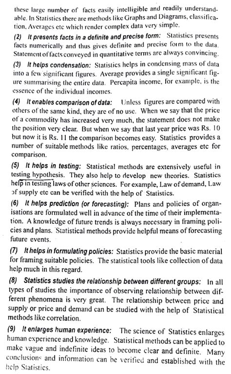 Qt 3 - Statistics: Meaning ,importance, Objectives - these large number ...