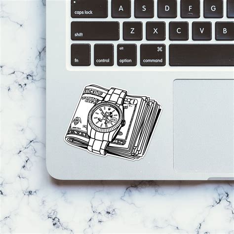 Buy Time Is Money Sticker Online | Premium Waterproof Vinyl | STICK IT UP