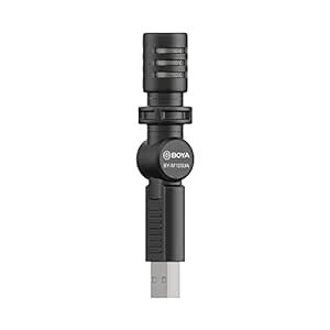 BOYA BY-M100UA Mini Omnidirectional USB Condenser Microphone for ...