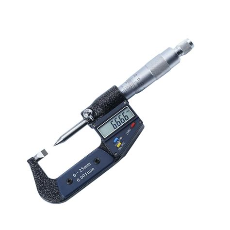Micrómetro exterior de dígitos calibre métrico / pulgada, esca cra ...