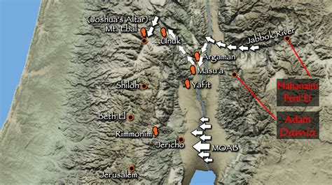 Jericho On World Map