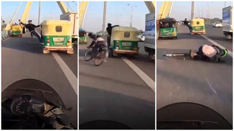 Man swings out of speeding auto to film reel, crashes into elderly ...