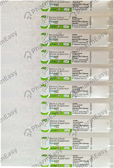 Gutgain 2 B Suspension (5): Uses, Side Effects, Price & Dosage | PharmEasy