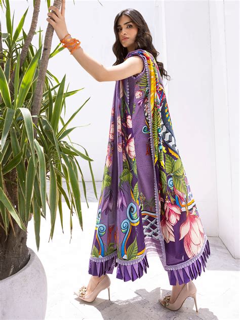 Roheenaz Leya Lawn Collection 2024 – Flamingo Fancy – YourLibaas