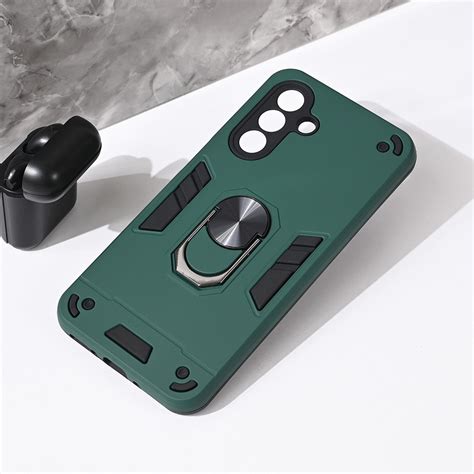 Maska(futrola) Hard Ring za Samsung A266B Galaxy A26 tamno zelena - Mob ...