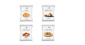 Paruu Namkeen Combo Pack of 4 (200g Each) - Mathri, Rajgira Laddu, Mini ...