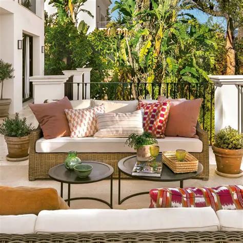 María Ruiz, experta en deco: "He decorado esta terraza grande por menos ...