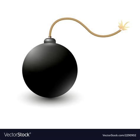 Exploding bomb Royalty Free Vector Image - VectorStock