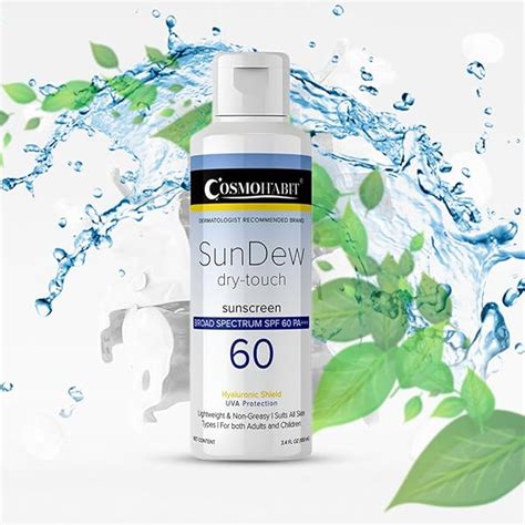 Sundew Sunscreen SPF 60 PA+++ | Broad Protection Against UVA/UVB Rays ...