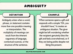 Image result for ambiguity