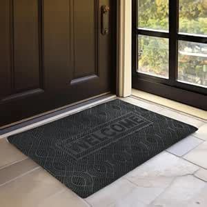 Buy IVAZA PVC (Polyvinyl Chloride) Floor Mat (Black, Medium) Antislip ...