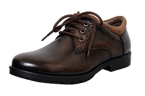Zoom Zoom Men's Pure Leather Formal Shoes D-3561-Brown-7 Lace Up For ...