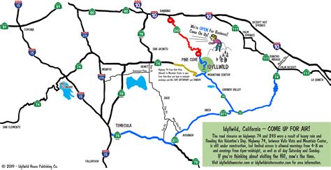 Map Of Idyllwild California