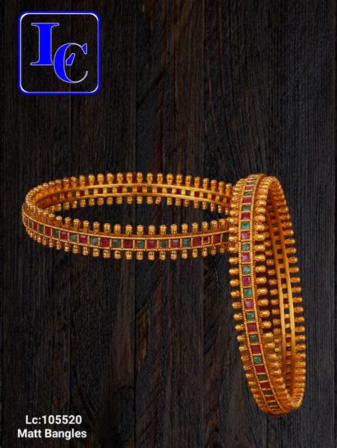 Matte Finish Bangles and Bajuband New Collection - Indian Jewelry Designs