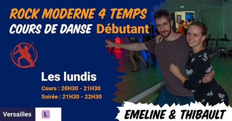 Cours Rock Moderne 4 Temps débutant et soirée à Versailles, Tendance 4 ...
