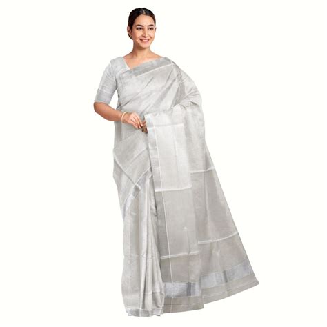Silver Border For Saree at Charles Cloyd blog