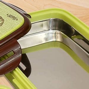 Buy Jaypee Ecosteel Sr Green 650 ml Lunch Box for School & Office ...